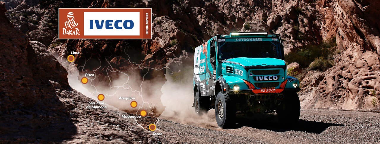 Aventura positiva para IVECO en el Rally Dakar 2019 en Perú